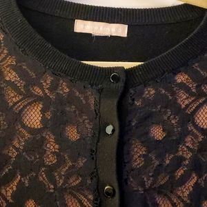 Stunning black lace sweater